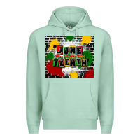 Seafoam juneteenth free ish since 1865 Premium Hoodie - CowGirlArtShop
