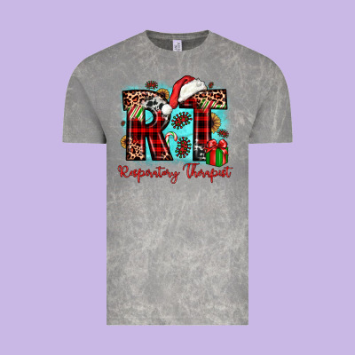 Christmas Rt Respiratory Therapist Vintage Tee Designed By Jahusdesignshop