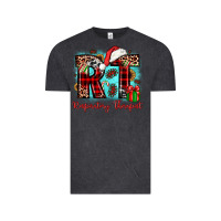 Vintage Black christmas rt respiratory therapist Vintage Tee - JahusDesignShop