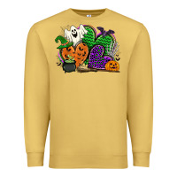 Antique Gold halloween heart Premium Sweatshirt - CowGirlArtShop