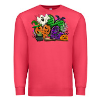 Cardinal halloween heart Premium Sweatshirt - CowGirlArtShop