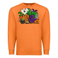 Carrot halloween heart Premium Sweatshirt - CowGirlArtShop