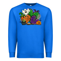 True Royal halloween heart Premium Sweatshirt - CowGirlArtShop