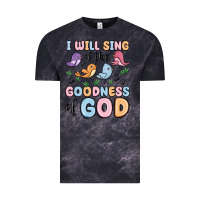 Cloud Black i will sing of the goodness of god Vintage Tee - MaliasSmallBusiness