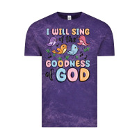 Cloud Purple i will sing of the goodness of god Vintage Tee - MaliasSmallBusiness