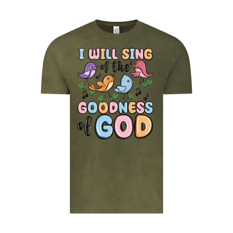 I Will Sing Of The Goodness Of God Vintage Tee by MaliasSmallBusiness | Teevron