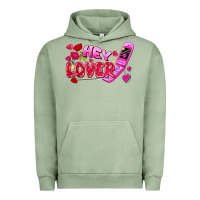 Pigment Oil Green hey lover flip phone Urban Hoodie - FaDigitalArtStudio