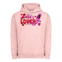 Pigment Salmon hey lover flip phone Urban Hoodie - FaDigitalArtStudio