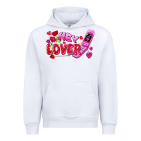 White hey lover flip phone Urban Hoodie - FaDigitalArtStudio