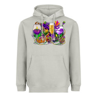 Moon Dust mardi gras wine glasses cowgirl Heavyweight Hoodie - CowGirlArtShop