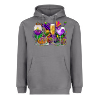 Storm mardi gras wine glasses cowgirl Heavyweight Hoodie - CowGirlArtShop
