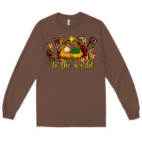 Chestnut Baby Jesus Joy To The World Long Sleeve Tee - MaliasSmallBusiness