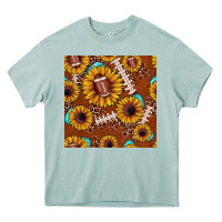 Arona football leopard sunflower seamless pattern Heavy Core Tee - JahusDesignShop