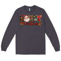 Smoke Howdy Christmas Santa Long Sleeve Tee - NancyCooperArtShop