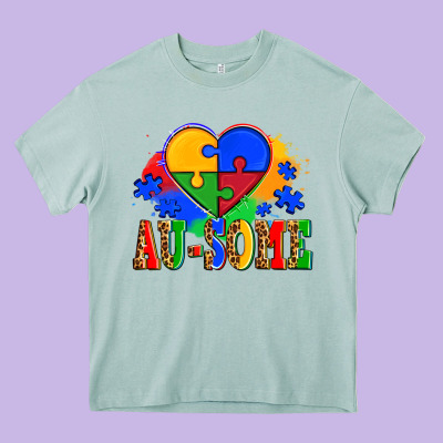 Autism Au Some Tribe Heavy Core Tee Designed By Adodesignshop