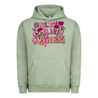 Pigment Oil Green Valentine's Day Only Good Vibes Urban Hoodie - FaDigitalArtStudio