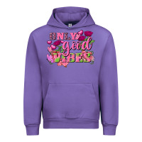 Tulip Valentine's Day Only Good Vibes Urban Hoodie - FaDigitalArtStudio