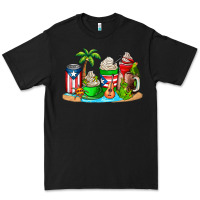 Black puerto rico coffee cups Premium Tee - AdoDesignShop