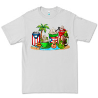 Dove Grey puerto rico coffee cups Premium Tee - AdoDesignShop