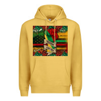 Antique Gold juneteenth freedom since 1865 Premium Hoodie - CowGirlArtShop