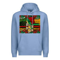 Colony Blue juneteenth freedom since 1865 Premium Hoodie - CowGirlArtShop