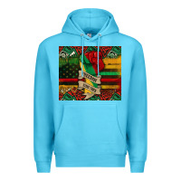 Ocean Blue juneteenth freedom since 1865 Premium Hoodie - CowGirlArtShop