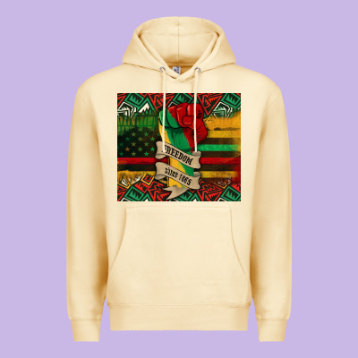 Juneteenth Freedom Since 1865 Premium Hoodie Designed By Cowgirlartshop