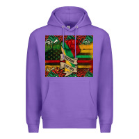 Purple juneteenth freedom since 1865 Premium Hoodie - CowGirlArtShop
