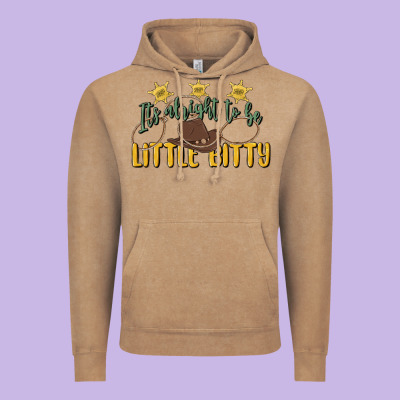 Its Alright To Be Little Bitty Vintage Hoodie Designed By Maliassmallbusiness