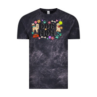 Cloud Black dog mom Vintage Tee - MaliasSmallBusiness