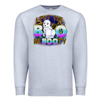 Heather Grey i put boo in booty Premium Sweatshirt - CowGirlArtShop