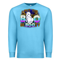 Ocean Blue i put boo in booty Premium Sweatshirt - CowGirlArtShop