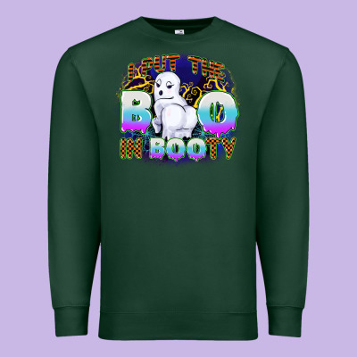 I Put Boo In Booty Premium Sweatshirt Designed By Cowgirlartshop