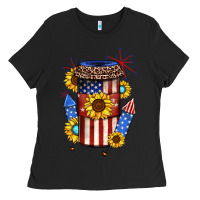 Black 4th of july coffee cup Ladies Tee - JahusDesignShop