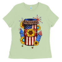 Matcha 4th of july coffee cup Ladies Tee - JahusDesignShop