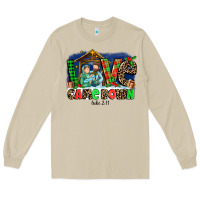 Mushroom Love Came  Down Luke 2 11 Long Sleeve Tee - MaliasSmallBusiness