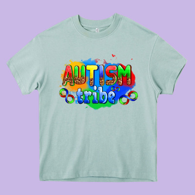 Autısm Tribe Heavy Core Tee Designed By Adodesignshop