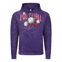 Cloud Purple volleyball mom Vintage Hoodie - MaliasSmallBusiness