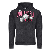 Vintage Black volleyball mom Vintage Hoodie - MaliasSmallBusiness