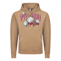 Vintage Coffee volleyball mom Vintage Hoodie - MaliasSmallBusiness