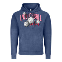 Vintage Denim volleyball mom Vintage Hoodie - MaliasSmallBusiness