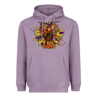 Lavender mardi gras sunflower Heavyweight Hoodie - CowGirlArtShop