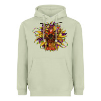 Matcha mardi gras sunflower Heavyweight Hoodie - CowGirlArtShop