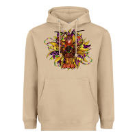 Mushroom mardi gras sunflower Heavyweight Hoodie - CowGirlArtShop