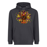Smoke mardi gras sunflower Heavyweight Hoodie - CowGirlArtShop