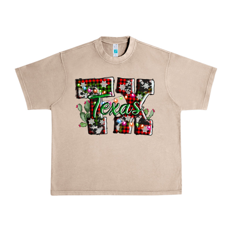 Texas Tx Christmas Urban Heavy Tee by AdoDesignShop | Teevron