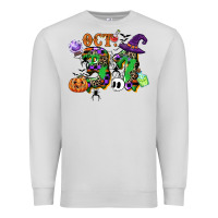 Dove Grey october 31 Premium Sweatshirt - CowGirlArtShop