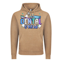 Vintage Coffee dental squad Vintage Hoodie - MaliasSmallBusiness