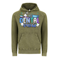 Vintage Olive dental squad Vintage Hoodie - MaliasSmallBusiness