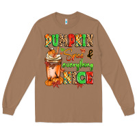 Toasted Coconut Pumpkin Spice And Everything Nice Long Sleeve Tee - MaliasSmallBusiness